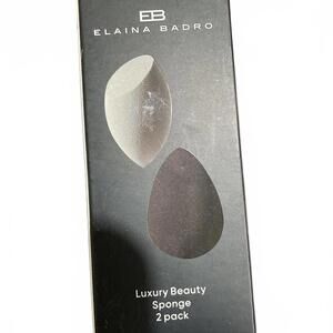 Elaina Badro Luxury Beauty Sponge 2-Pack Foundation Makeup Blender Latex Free